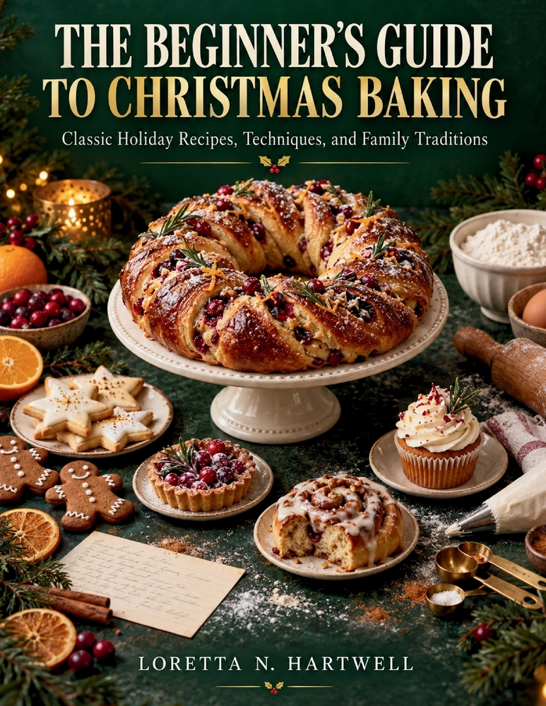 The Beginner's Guide to Christmas Baking: Classic Holiday Recipes, Techniques, and Family Traditions cover