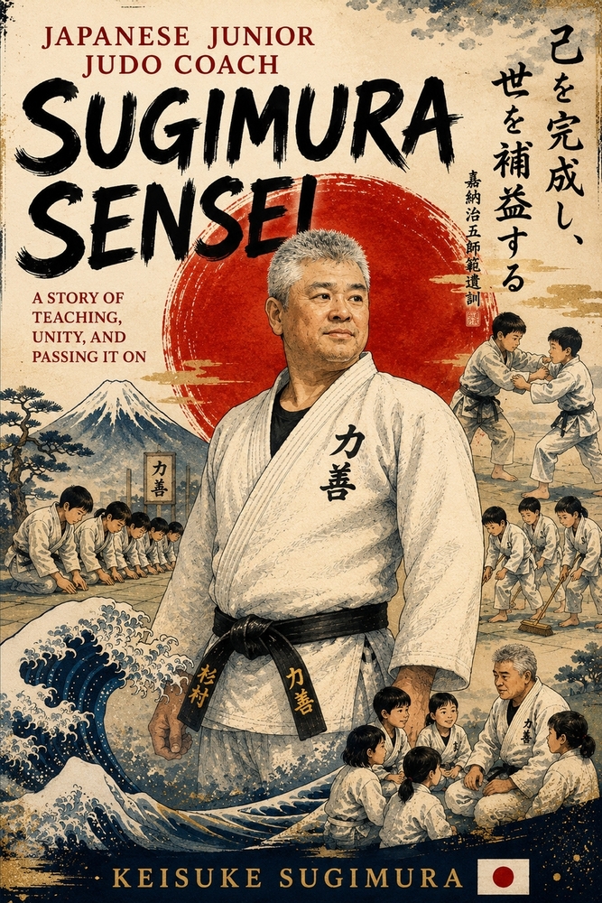 Japanese Junior Judo Coach Sugimura Sensei: A Story of Teaching, Unity, and Passing It on cover