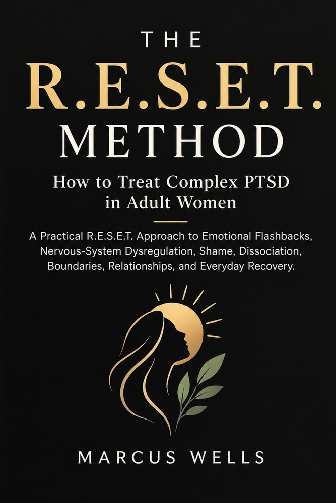 How to Treat Complex PTSD in Adult Women: A Practical R.E.S.E.T. Approach to Emotional Flashbacks, Nervous-System Dysregulation, Shame, Dissociation, cover