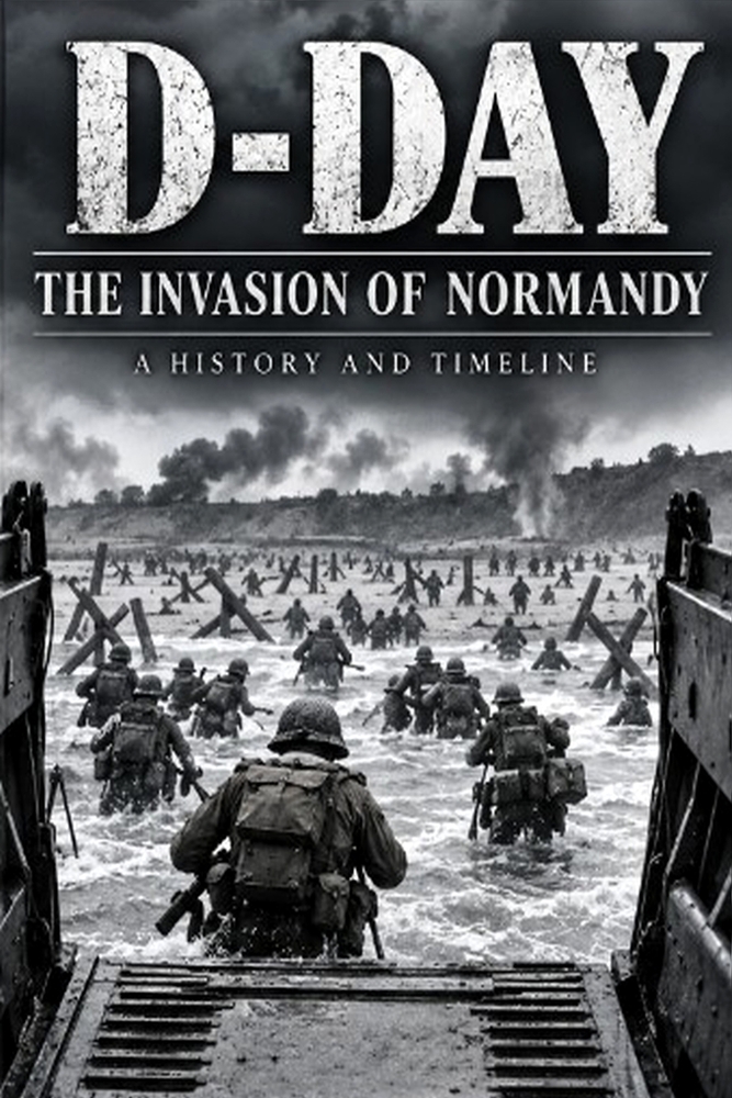 D-Day: The Invasion of Normandy: A Detailed History and Timeline of Operation Overlord, the Five Landing Beaches, and the Battle for France cover