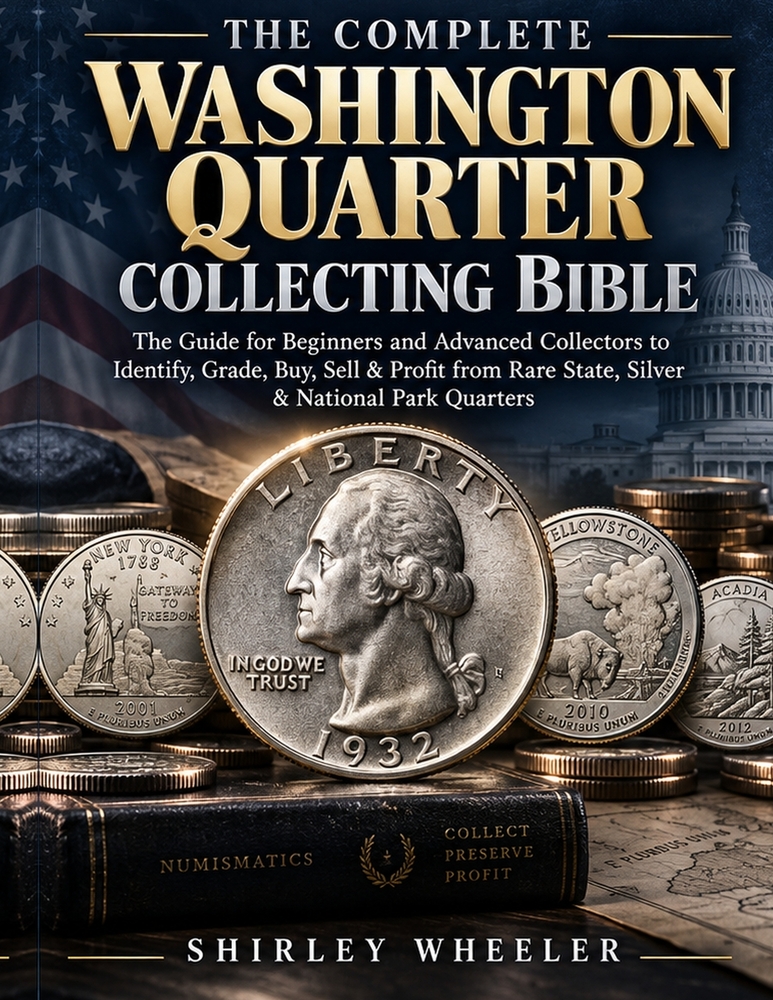 The Complete Washington Quarter Collecting Bible: The Guide for Beginners and Advanced Collectors to Identify, Grade, Buy, Sell & Profit from Rare Sta cover