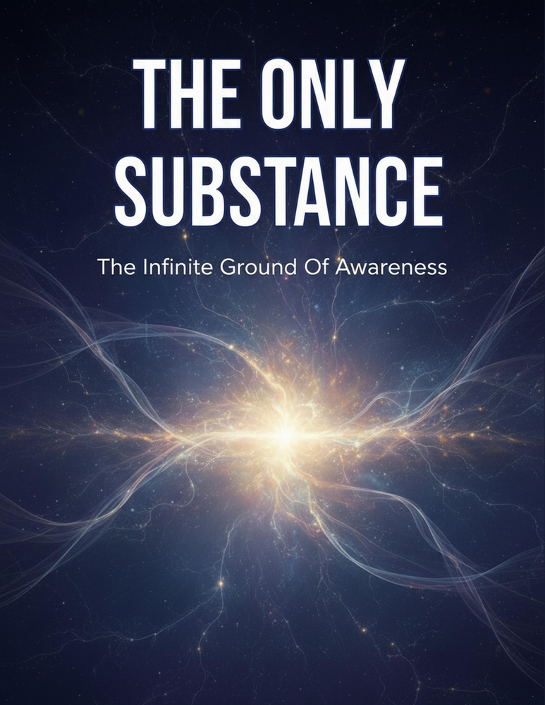 The Only Substance: The Infinite Ground Of Awareness cover