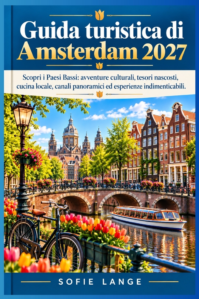 Guida turistica di Amsterdam 2027: Scopri i Paesi Bassi: avventure culturali, tesori nascosti, cucina locale, canali panoramici ed esperienze indiment cover