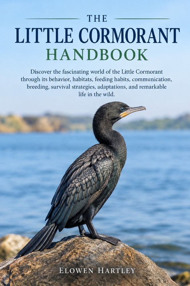 The Little Cormorant Handbook: Discover the fascinating world of the Little Cormorant through its behavior, habitats, feeding habits, communication, b cover