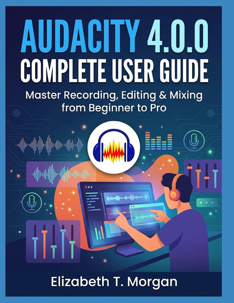 Audacity 4.0.0 Complete User Guide: Master Recording, Editing & Mixing from Beginner to Pro cover