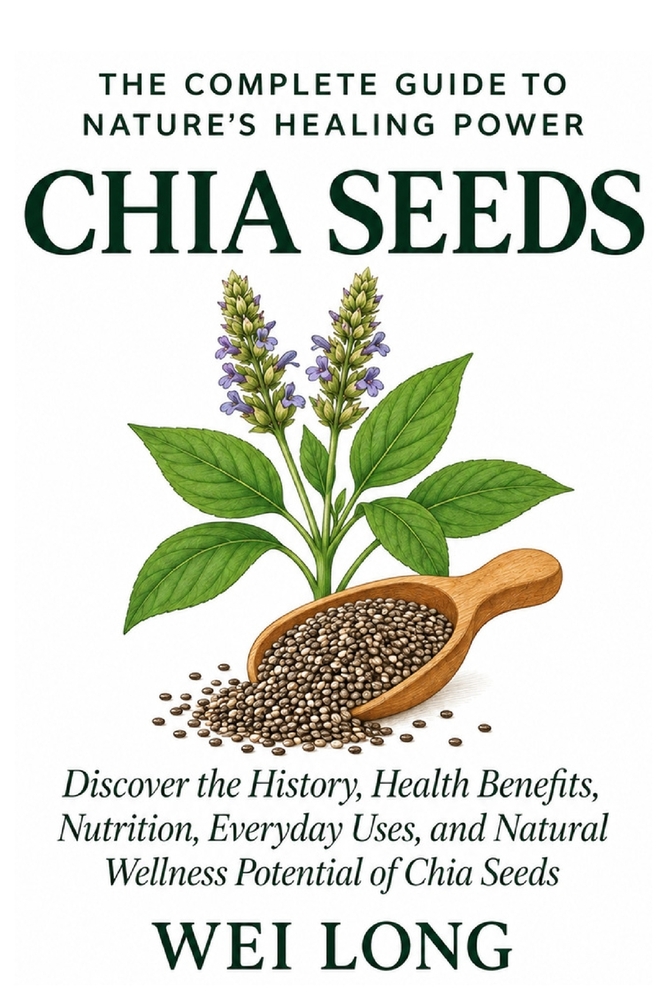 Chia Seeds: The Complete Guide to Nature's Healing Power: Discover the History, Health Benefits, Nutrition, Everyday Uses, and Natural Wellness Potent cover