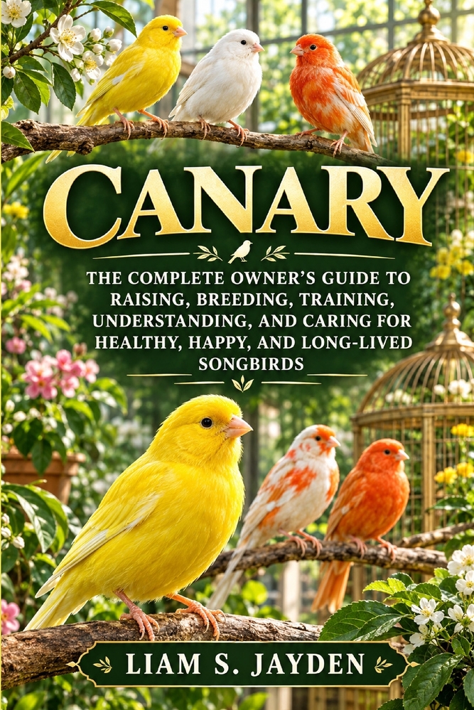 Canary: The Complete Owner's Guide to Raising, Breeding, Training, Understanding, and Caring for Healthy, Happy, and Long-Lived Songbirds cover