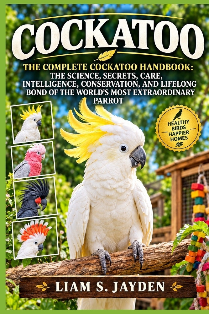 Cockatoo: The Complete Cockatoo Handbook: The Science, Secrets, Care, Intelligence, Conservation, and Lifelong Bond of the World's Most Extraordinary cover