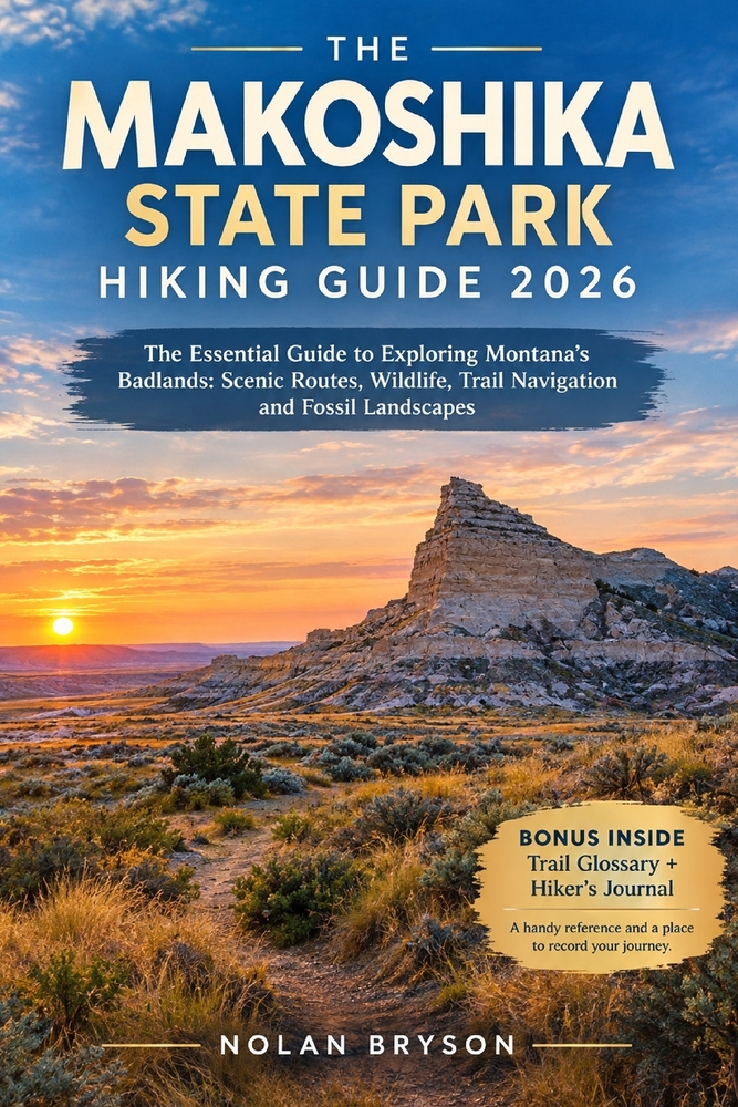 The Makoshika State Park Hiking Guide 2026: The Essential Guide to Exploring Montana's Badlands: Scenic Routes, Wildlife, Trail Navigation and Fossil cover