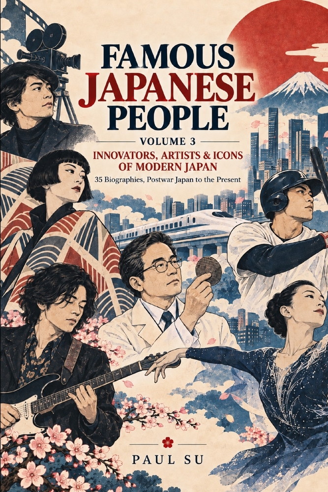 Famous Japanese People, Volume 3: Innovators, Artists & Icons of Modern Japan: 35 Biographies, Postwar Japan to the Present cover