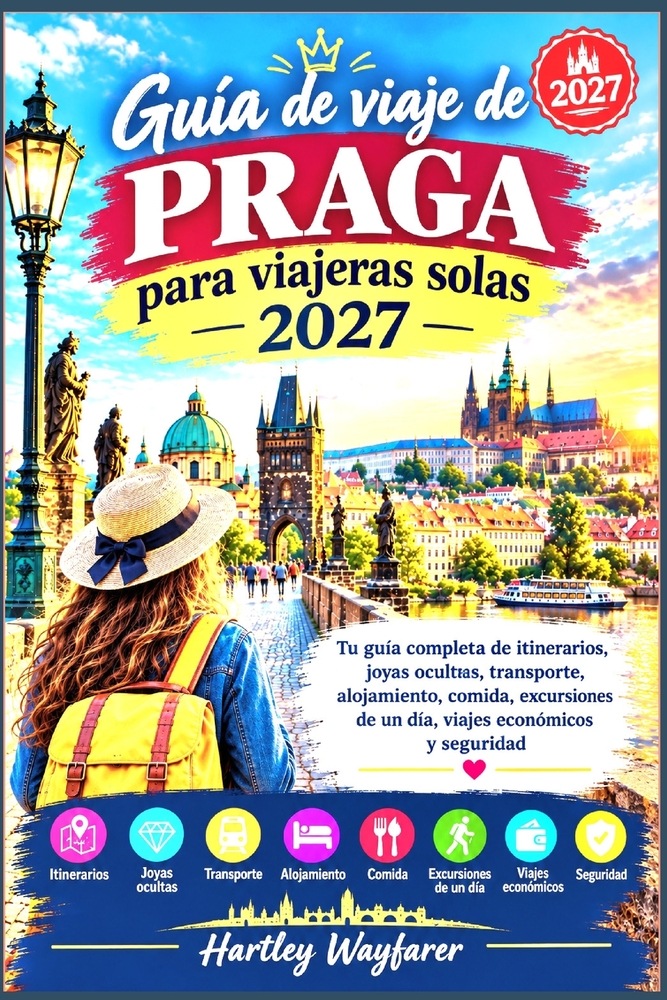 Guía de viaje de Praga para viajeras solas 2027: Tu guía completa de itinerarios, joyas ocultas, transporte, alojamiento, comida, excursiones de un dí cover