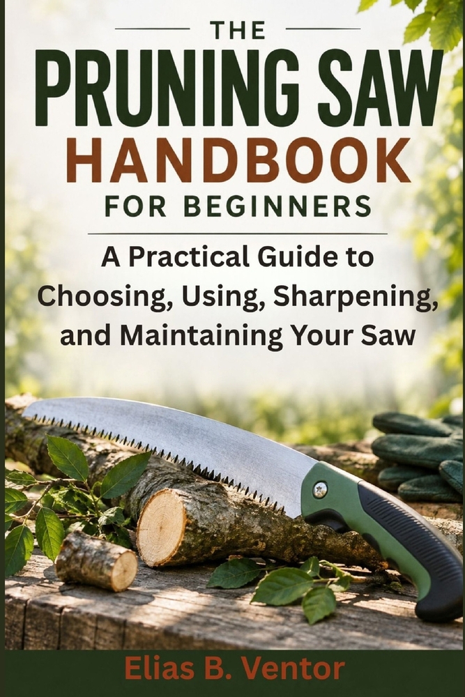 The Pruning Saw Handbook for Beginners: A Practical Guide to Choosing, Using, Sharpening, and Maintaining Your Saw cover