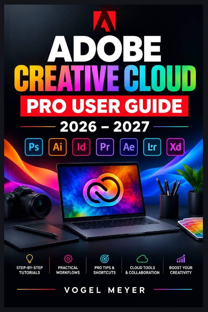 Adobe Creative Cloud Pro User Guide 2026-2027: Der umfassende Praxisleitfaden für Photoshop, Illustrator, InDesign, Premiere, After Effects, Acrobat, cover