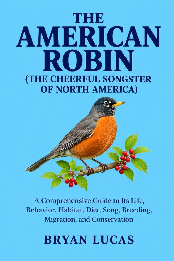 The American Robin ( the Cheerful Songster of North America ): A Comprehensive Guide to Its Life, Behavior, Habitat, Diet, Song, Breeding, Migration, cover