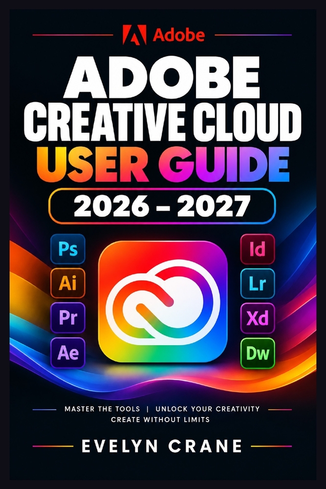Adobe Creative Cloud User Guide 2026-2027: Master Photoshop, Illustrator, Premiere, Firefly, Acrobat, InDesign, Lightroom, AI Workflows, Asset Librari cover