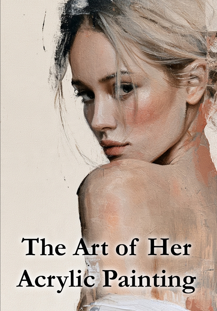 The Art of Her, Acrylic Painting: Discover the beauty, emotion, and expressive power of the feminine form through acrylic painting cover