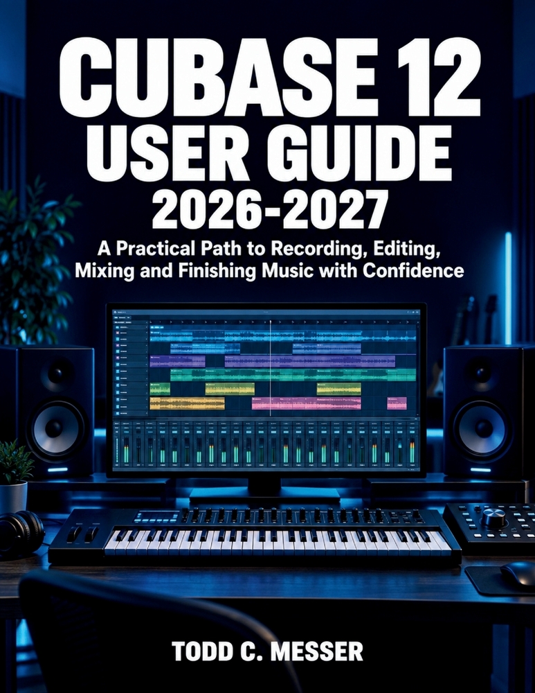 Cubase 12 User Guide 2026-2027: A Practical Path to Recording, Editing, Mixing and Finishing Music with Confidence cover