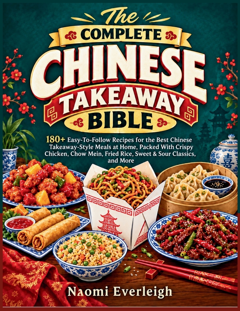 The Complete Chinese Takeaway Bible: 180+ Easy-To-Follow Recipes for the Best Chinese Takeaway-Style Meals at Home, Packed With Crispy Chicken, Chow M cover