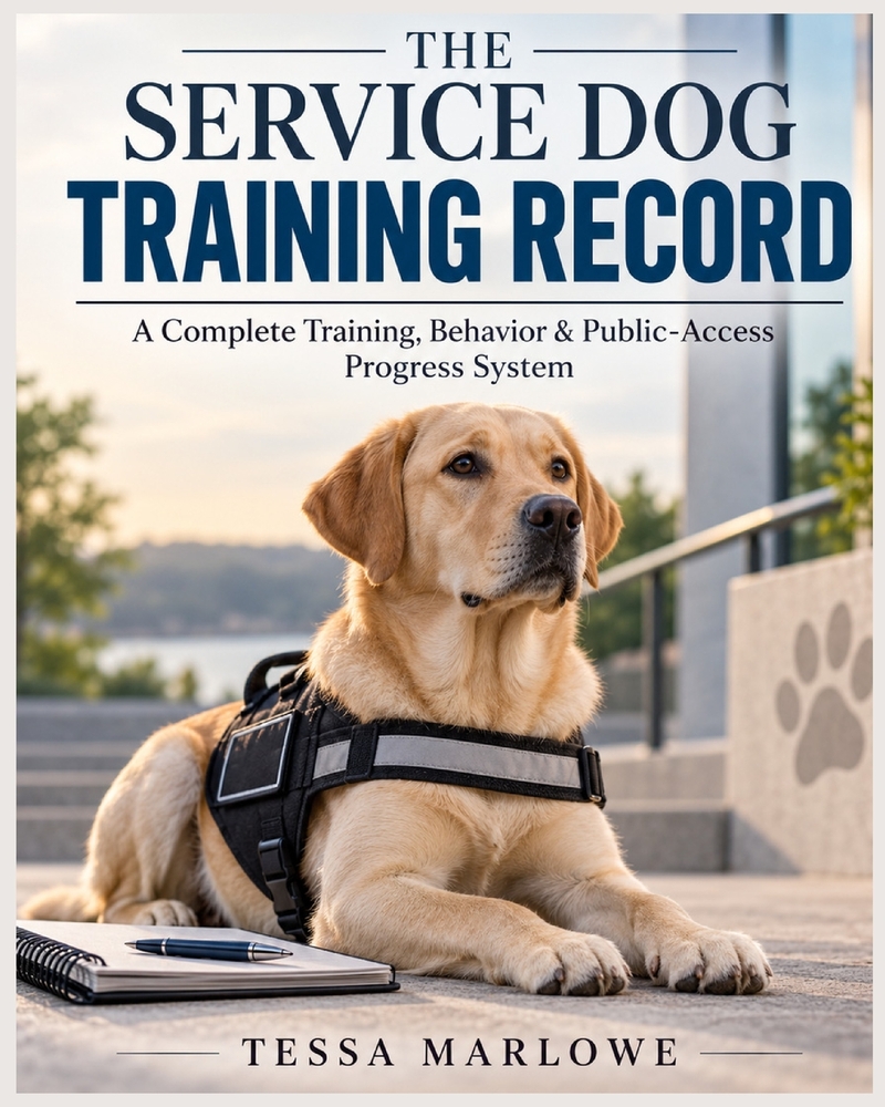The Service Dog Training Record: A Complete Training, Behavior & Public-Access Progress System cover