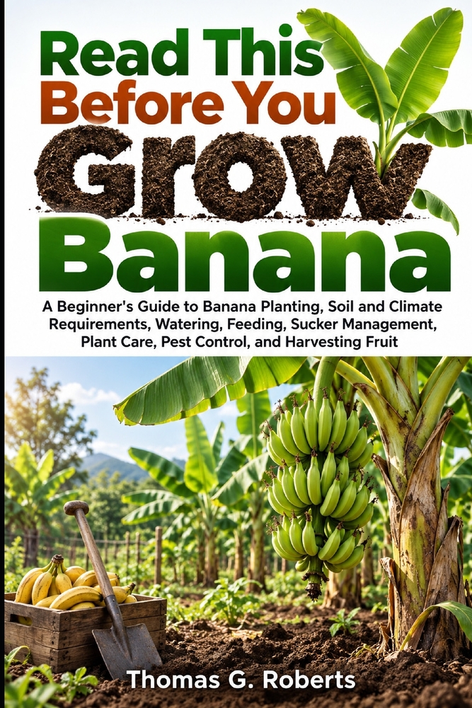 Read This Before You Grow Banana: A Beginner's Guide to Banana Planting, Soil and Climate Requirements, Watering, Feeding, Sucker Management, Plant Ca cover