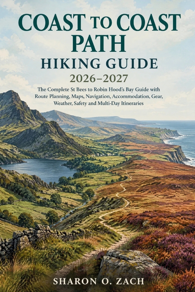 Coast to Coast Path Hiking Guide 2026-2027: The Complete St Bees to Robin Hood's Bay Guide with Route Planning, Maps, Navigation, Accommodation, Gear, cover