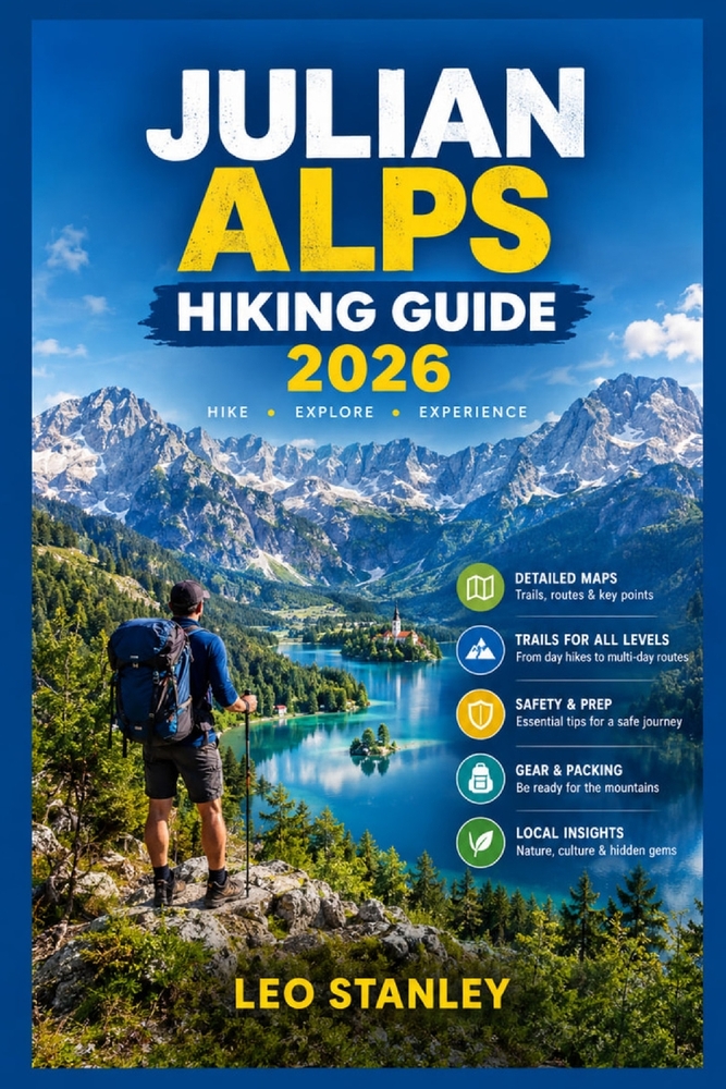 Julian Alps hiking guide 2026: The Ultimate Triglav National Park & Slovenia Hiking Guide: Hut-to-Hut Trekking Routes, Via Ferrata Climbs, Day Hikes, cover