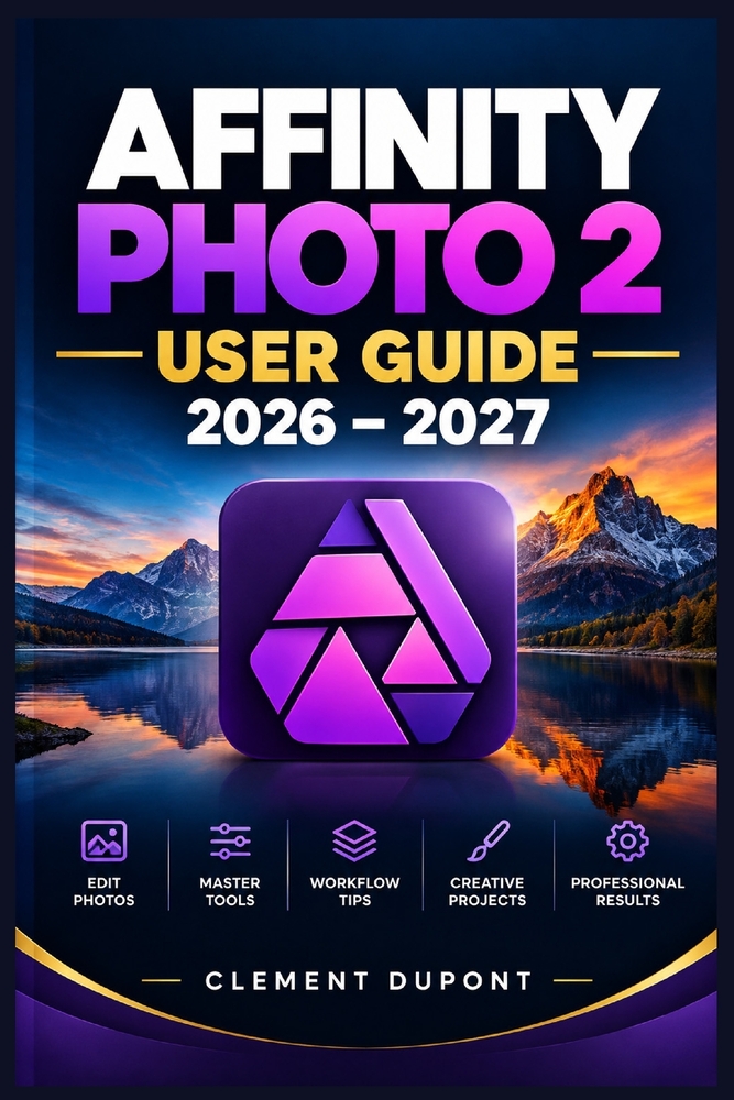 Affinity Photo 2 User Guide 2026-2027: Guide pratique en français: retouche photo, RAW, calques, masques, compositing et export cover