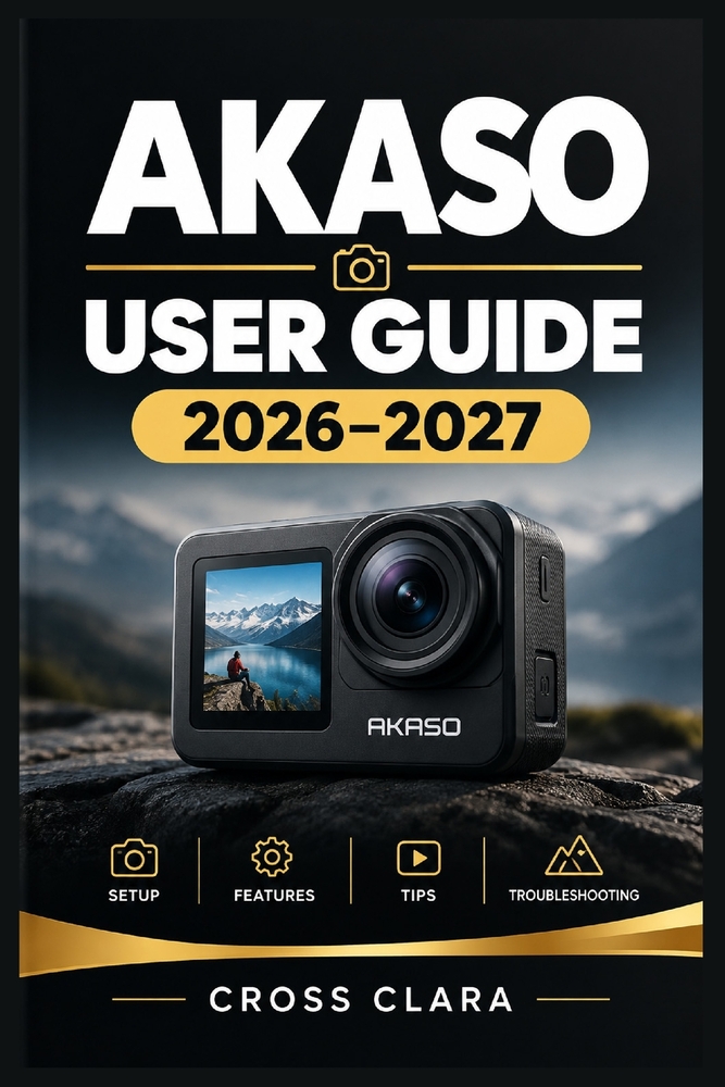 AKASO User Guide 2026-2027: Master Action Camera Setup, 4K Recording, Photography Modes, Stabilization, Wi-Fi Control, Accessories, Maintenance, and T cover
