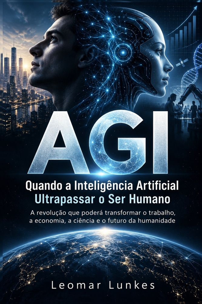 AGI - Quando a Inteligência Artificial Ultrapassar o Ser Humano: A revolução que poderá transformar o trabalho, a economia, a ciência e o futuro da hu cover