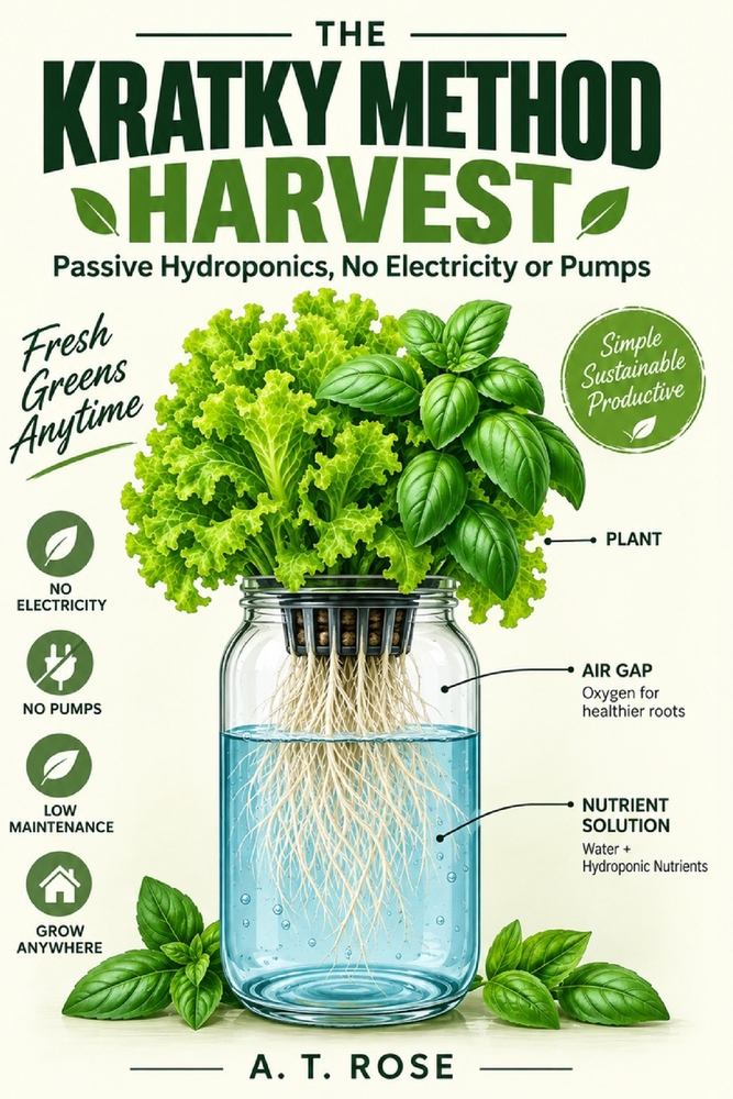 The Kratky Method Harvest: Passive Hydroponics, No Electricity or Pumps cover