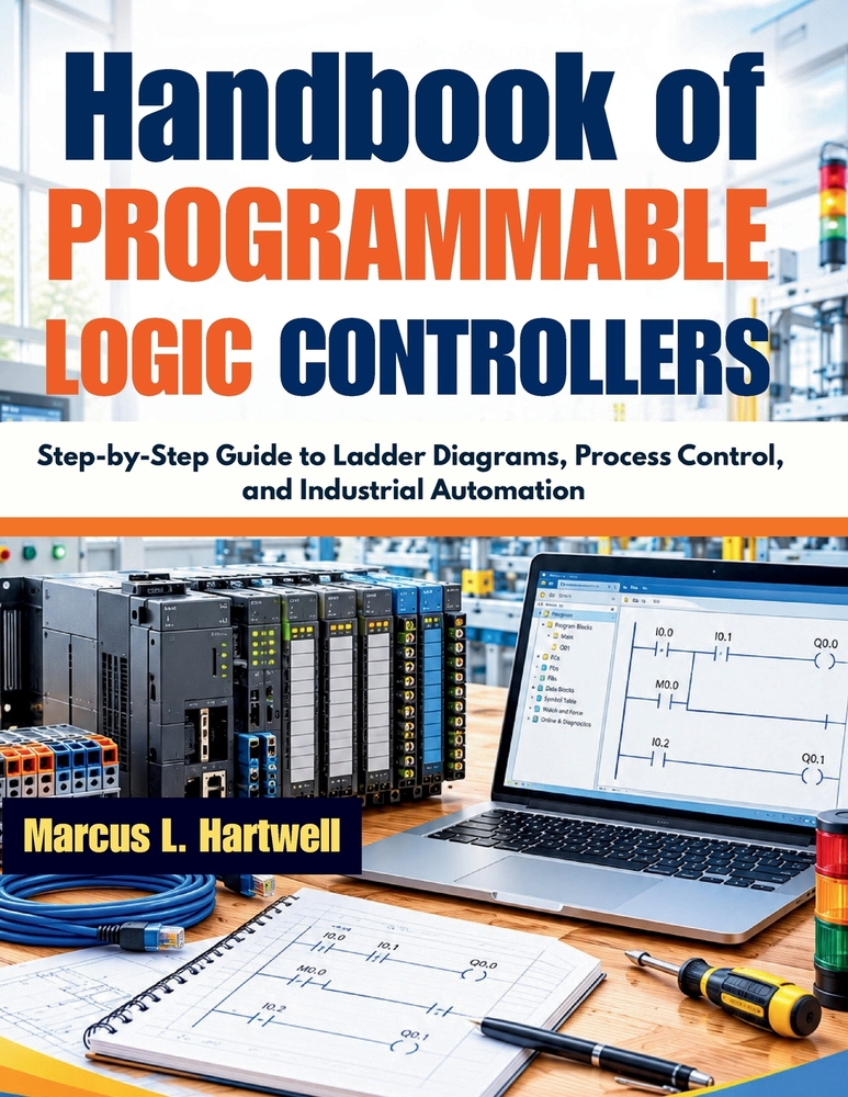 Handbook of Programmable logic Controllers: Step-by-Step Guide to Ladder Diagrams, Process Control, and Industrial Automation cover