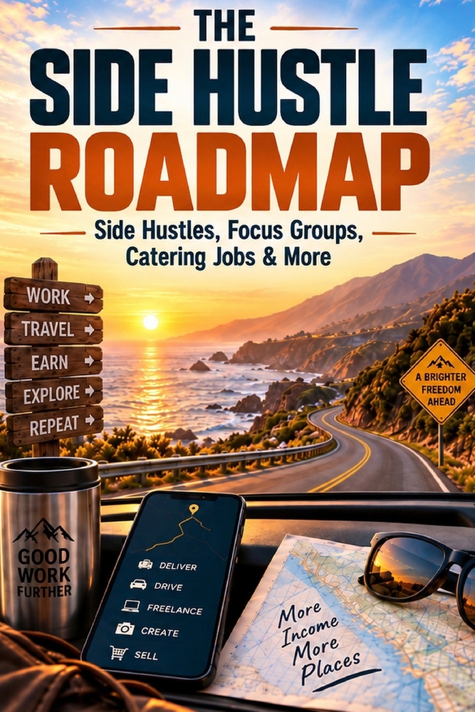 The Side Hustle Roadmap: Side Hustles. Focus Groups, Catering Apps and More cover