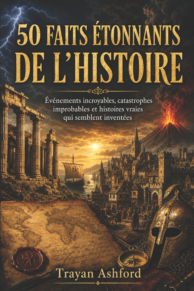 50 Faits Étonnants de l'Histoire: Événements incroyables, catastrophes improbables et histoires vraies qui semblent inventées cover