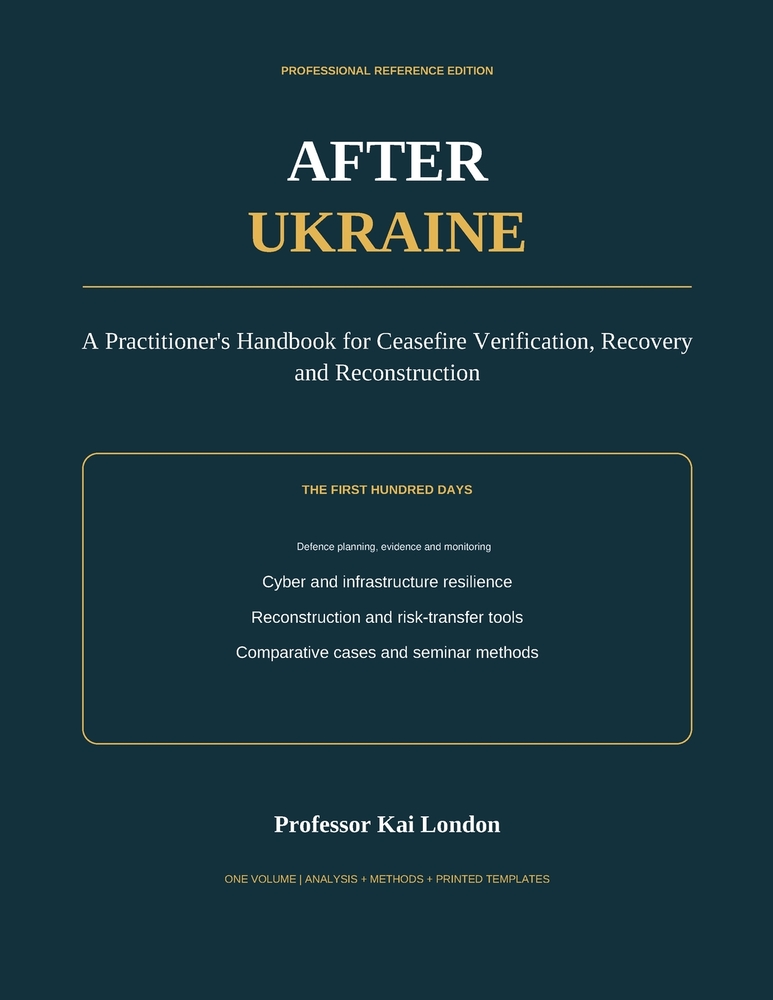 After Ukraine: A Practitioner's Handbook for Ceasefire Verification, Recovery and Reconstruction cover