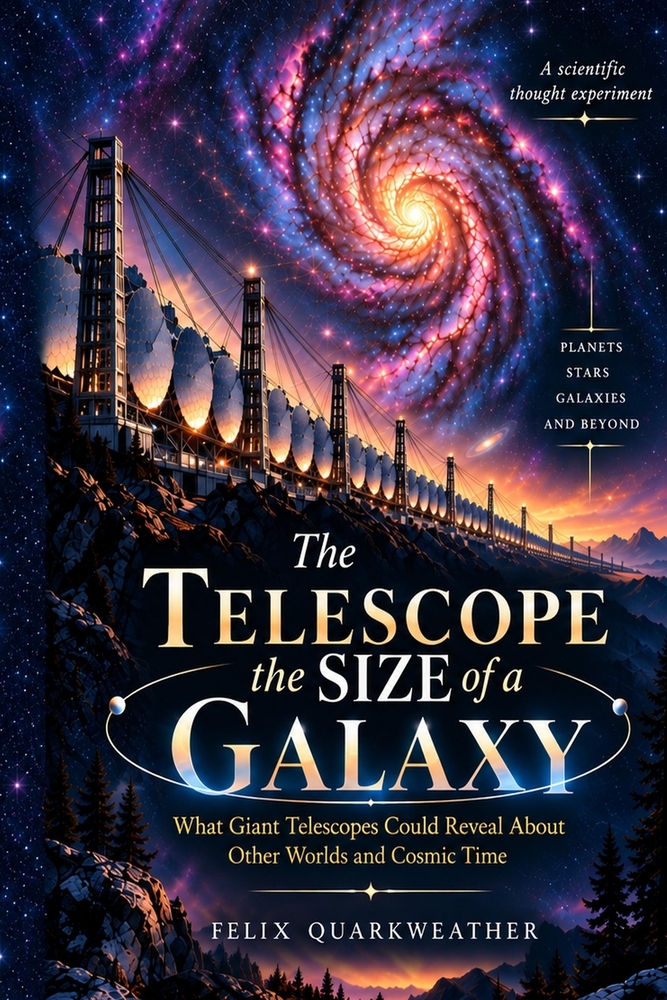 The Telescope the Size of a Galaxy: What Giant Telescopes Could Reveal About Other Worlds and Cosmic Time cover