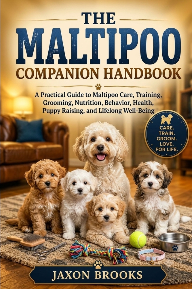 The Maltipoo Companion Handbook: A Practical Guide to Maltipoo Care, Training, Grooming, Nutrition, Behavior, Health, Puppy Raising, and Lifelong Well cover