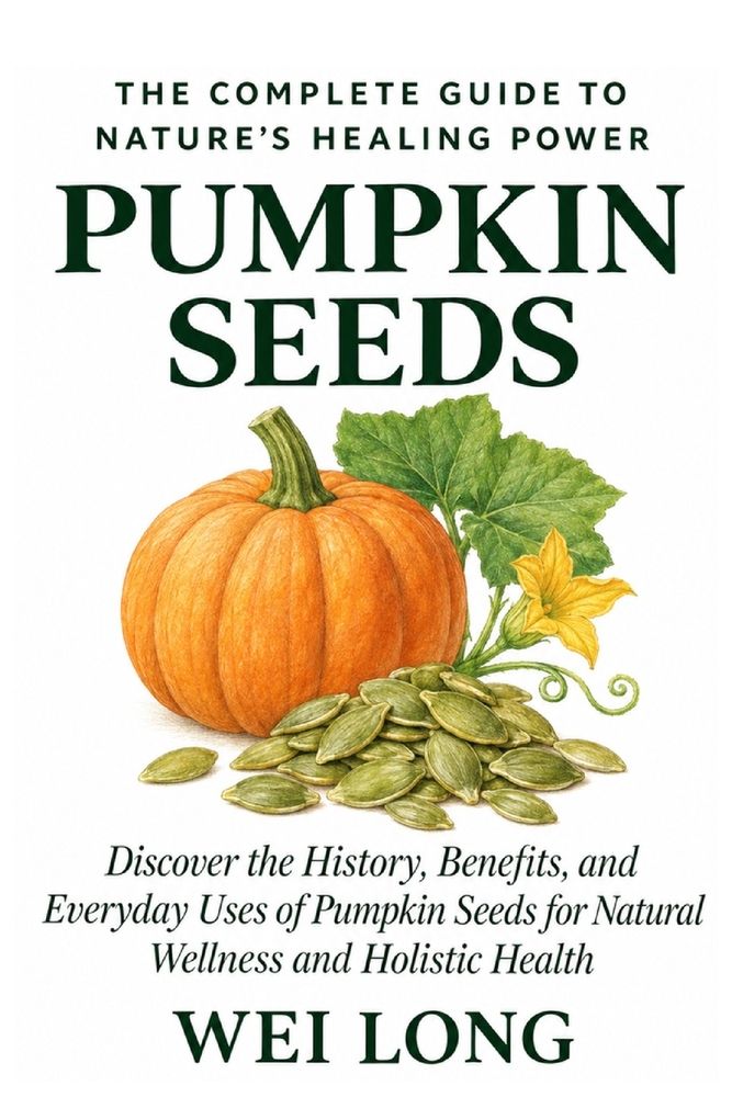 Pumpkin Seeds: The Complete Guide to Nature's Healing Power: Discover the History, Benefits, and Everyday Uses of Pumpkin Seeds for Natural Wellness a cover