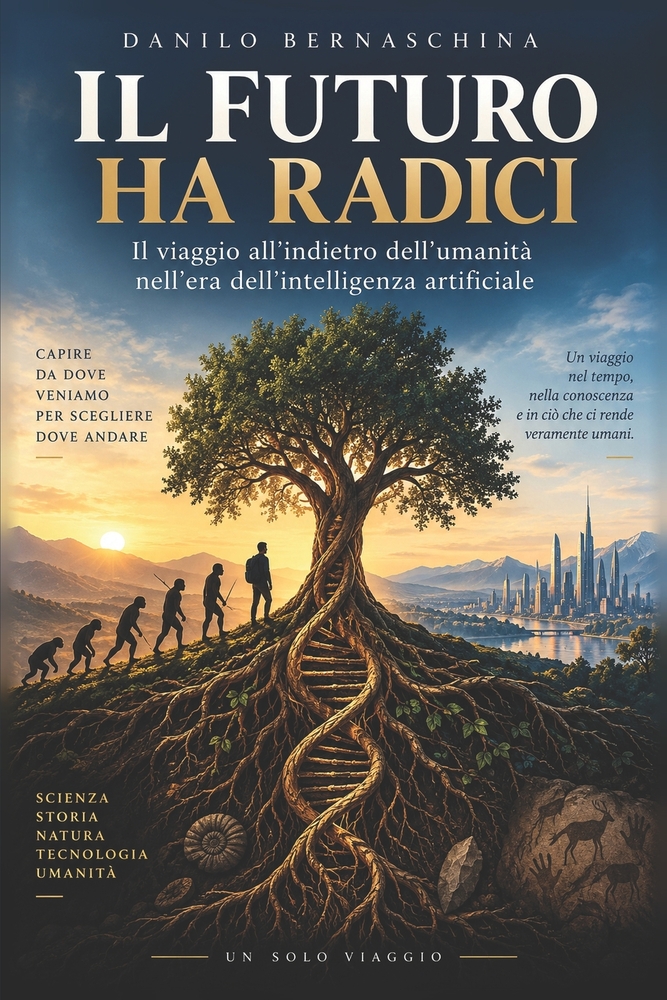 Il futuro ha radici: Il viaggio all'indietro dell'umanità nell'era dell'intelligenza artificiale cover