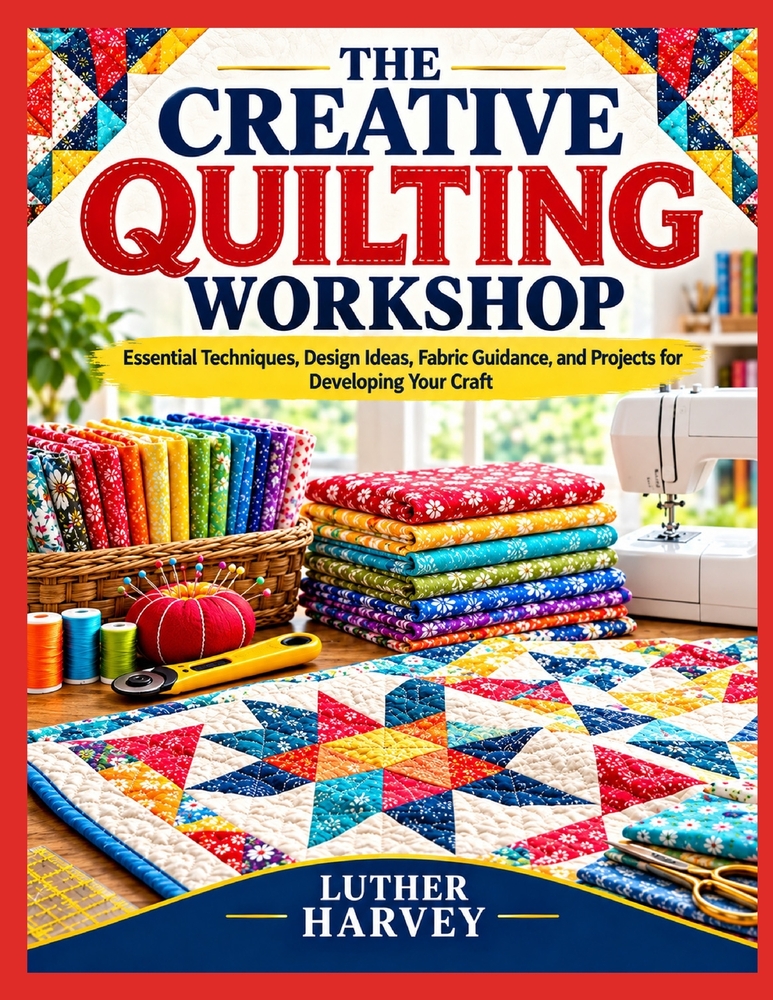 The Creative Quilting Workshop: Essential Techniques, Design Ideas, Fabric Guidance, and Projects for Developing Your Craft cover