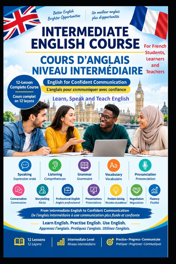 Cours d'anglais parlé: Pour les étudiants, apprenants et enseignants francophones cover