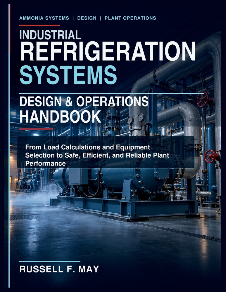 Industrial Refrigeration Systems Design & Operations Handbook: From Load Calculations and Equipment Selection to Safe, Efficient, and Reliable Plant P cover