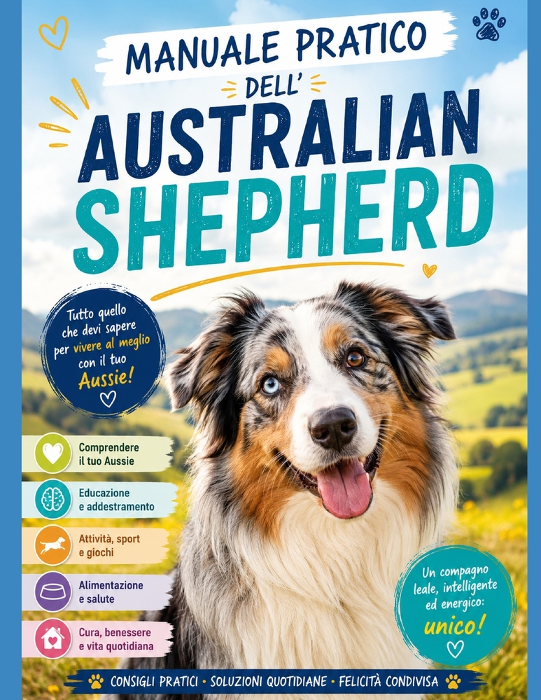 Manuale Pratico Dell' Australian Shepherd: Tutto quello che devi sapere per vivere al meglio il tuo Aussie cover