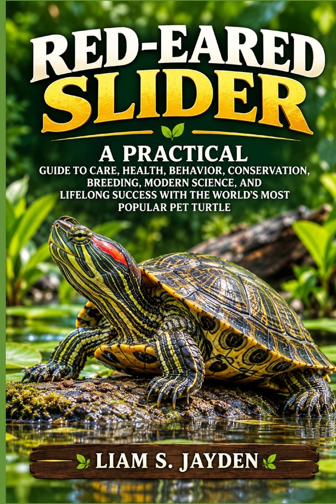 Red-Eared Slider: A Practical Guide to Care, Health, Behavior, Conservation, Breeding, Modern Science, and Lifelong Success with the World's Most Popu cover