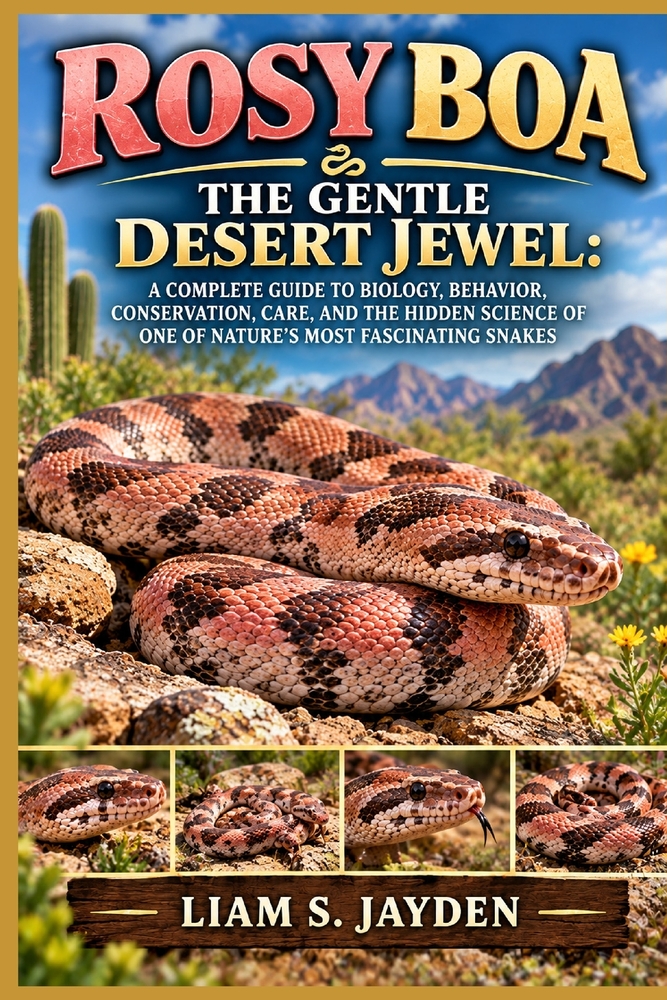 Rosy Boa: The Gentle Desert Jewel: A Complete Guide to Biology, Behavior, Conservation, Care, and the Hidden Science of One of Nature's Most Fascinati cover