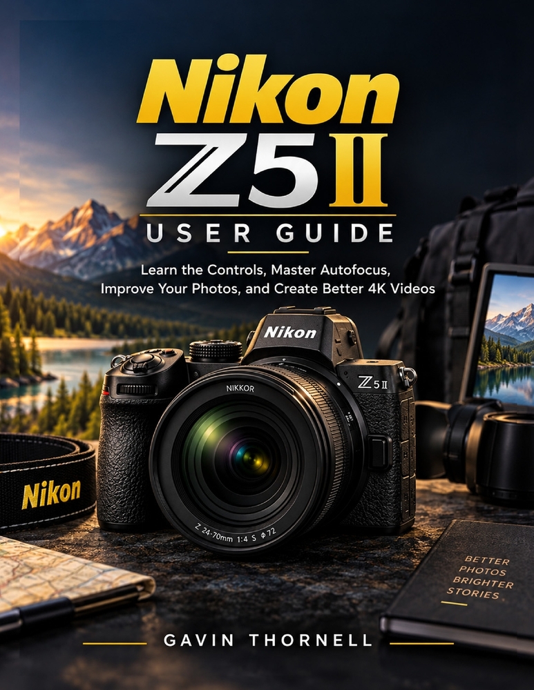Nikon Z5 II User Guide: Learn the Controls, Master Autofocus, Improve Your Photos, and Create Better 4K Videos cover