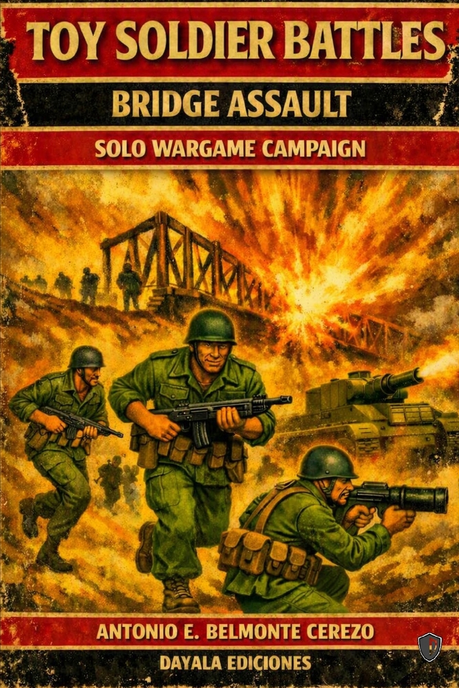 Toy soldier battles: Wargame en solitario, cooperativo y familiar para jugar con tus Army Men y Montaplex cover