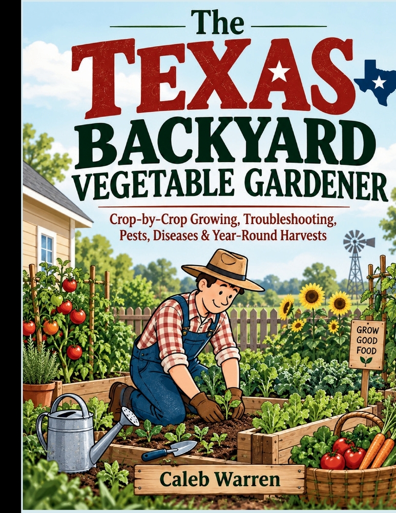 The Texas Backyard Vegetable Gardener: Crop-by-Crop Growing, Troubleshooting, Pests, Diseases & Year-Round Harvests cover