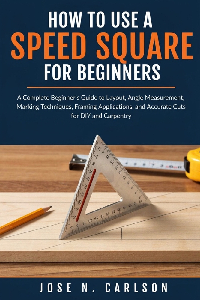 How to Use a Speed Square for Beginners: A Complete Beginner's Guide to Layout, Angle Measurement, Marking Techniques, Framing Applications, and Accur cover