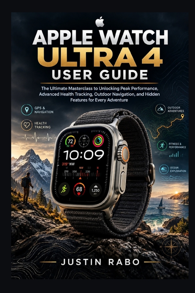 Apple Watch Ultra 4 User Guide: The Ultimate Masterclass to Unlocking Peak Performance, Advanced Health Tracking, Outdoor Navigation, and Hidden Featu cover