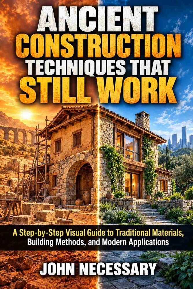 Ancient Construction Techniques That Still Work: A Step-by-Step Visual Guide to Traditional Materials, Building Methods, and Modern Applications cover